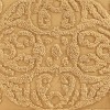Collections Etc Medallion Chenille Textured Fringe Border Pillow Sham - 3 of 3