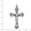 Black Bow Jewelry Sterling Silver Solid Antiqued INRI Crucifix Cross Pendant - 4 of 4