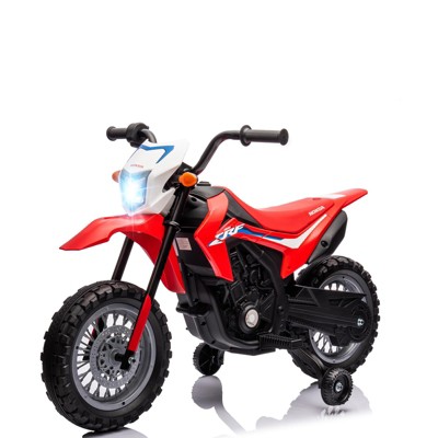 Kids Ride on Motorcycle, Electric Battery Powered Rechargeable Motorbike 6V Licensed Honda Kids Car