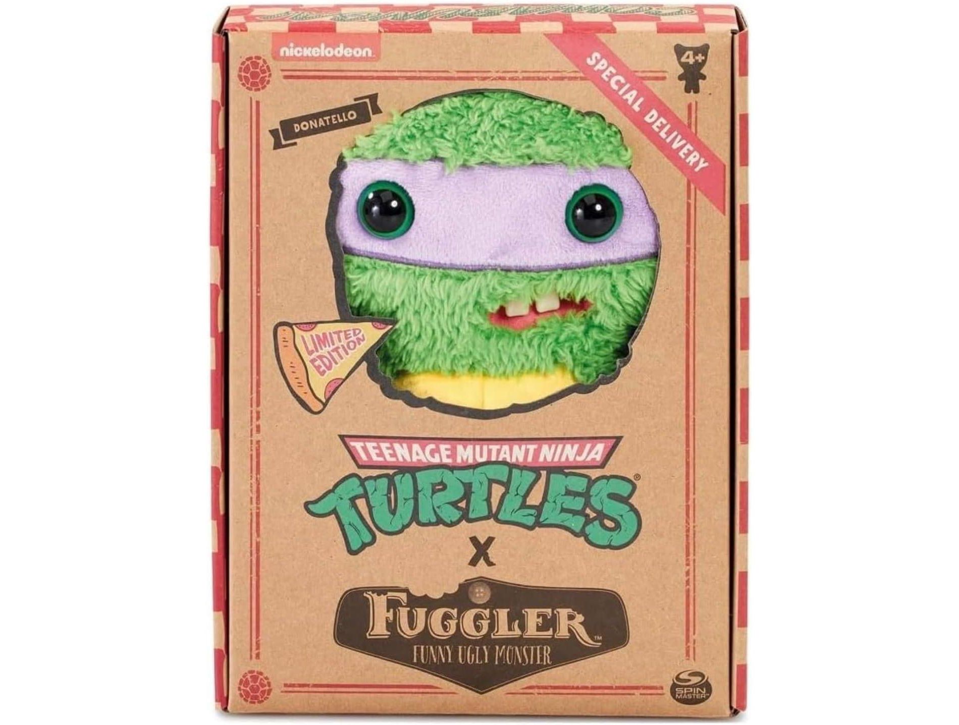 Fuggler Ugly Monster Donatello Ninja Turtle Plush Figure Limited Edition, Green
