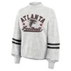 NFL Atlanta Falcons Women's Oatmeal Heather Crew Neck - 2 of 4
