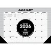 Willow Creek Press 17"x12" 2026 Pinstripe Small Monthly Deskpad - 3 of 4