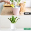 Unique Bargains Plastic Indoor/Outdoor Durable Plant Saucer Water Catcher Tray 3 Pcs - 3 of 4