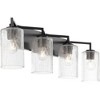 Quorum Lighting Merrick 4 - Light Vanity in  Matte Black - 4 of 4
