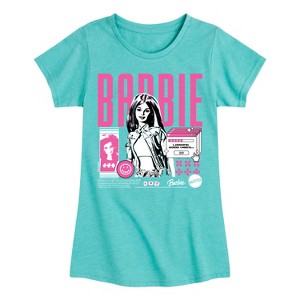 Girls' - Barbie - Y2K Fitted Short Sleeve Graphic T-Shirt - 1 of 3
