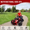 Acekool 12V Kids Ride-On ATV 3 Wheeler Electric Vehicle with LED Lights, Music, Treaded Tires, Battery Powered Toy Car for Kids - 4 of 4