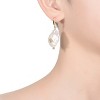Guili Sterling Silver Gold Plated Hook Earrings featuring Freshwater Pearls, offering a timeless design for casual or formal looks. - 3 of 3