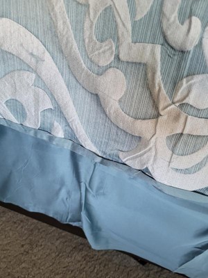 King Eliot 8pc Jacquard Comforter Set - Navy : Target