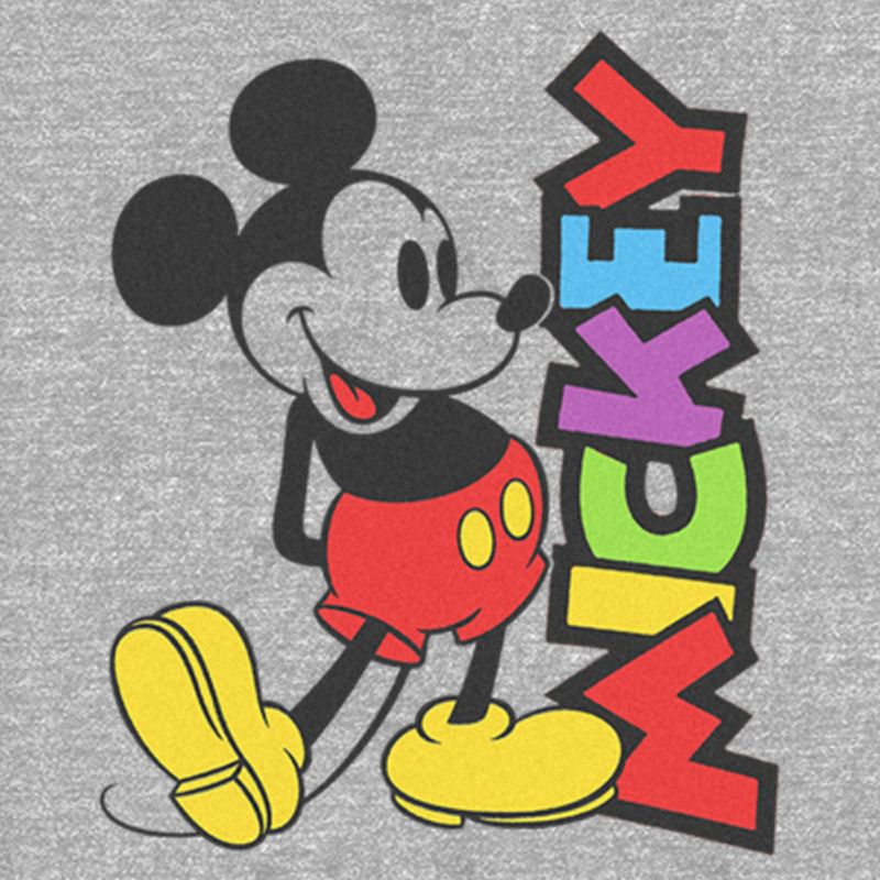 Junior's Women Mickey & Friends Retro Character Name T-Shirt, 2 of 5