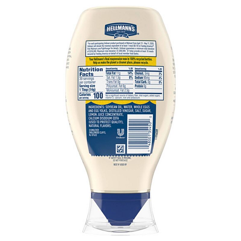 Hellmann's Real Mayonnaise Squeeze, 4 of 9