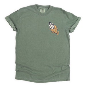 S.W.Smiley Taiyaki - Women's Garment Dyed Graphic T-Shirt - 1 of 4