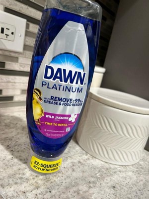 Dawn Wild Jasmine Platinum Ez Squeeze Dishwashing Liquid - 24.3 Fl Oz ...