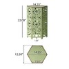 Maggift Patio End Tables, Stylish End Tables for Indoor and Outdoor Use, Ideal for Gardens, Backyard, Special Design, Green, 14.25"*12.5"*22" - 4 of 4