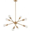 Elk Home Module 8 - Light Chandelier in  Burnished Brass - 3 of 3