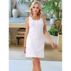 INSPIRE CHIC Women's Summer Scoop Neck Sleeveless Swing Shirt Sundress with Pockets - 2 of 4