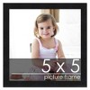 PosterPalooza | Square Simple Black Picture Frame - UV Acrylic, Foam Board Backing, Hanging Hardware - 2 of 4
