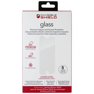 ZAGG Invisible Shield Glass Protector for Apple iPhone SE 2nd Gen/8/7/6s/6 - 1 of 1