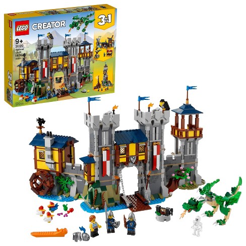 Lego Creator 3 In 1 Medieval Castle & Dragon Toy Set 31120 Target