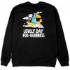 Mens Guinness Seb Curi Lovely Day Back & Front Print Black Sweatshirt - 3 of 4