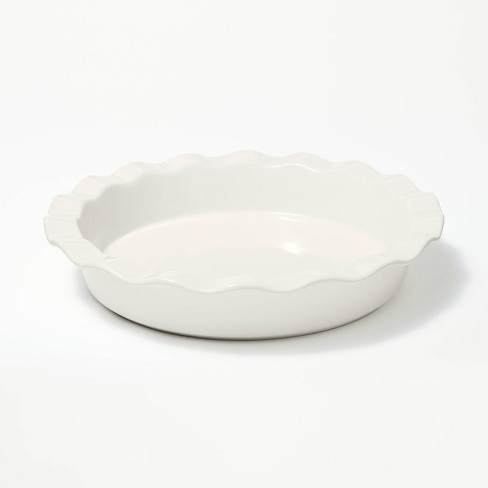 1.5qt Rectangle Stoneware Loaf Dish Cream - Figmint™