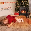 R.W.FLAME Electric Fireplace Heater, Infrared Fireplace Heater 1000/1500W, 3D Realistic Flames Effect, ETL Certificated, Adjustable Flame Brightness - 3 of 4