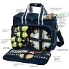 Picnic at Ascot Soft Sided Cooler with Four Person Picnic Set - 4 of 4