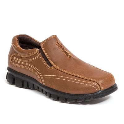 Deer Stags Boys' Stadium Dress Comfort Slip-on-brown-11.5 Little Kid ...