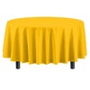 Crown Display Disposable Plastic Tablecloth 84 In Round- 12 Pack - 2 of 4