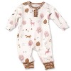 Baby Girls Whimsy Wilderness Henley Romper - Tesa Babe - 3 of 3