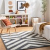 Mark & Day Kensington 7'10"x10' Rectangle Woven Indoor Area Rugs Charcoal: Geometric, Stain-Resistant, Modern Decor - 2 of 4