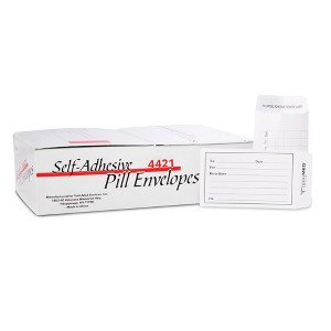 Tech-Med Pill Envelope 4421 500 per Box - 1 of 2