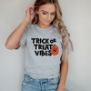 Simply Sage Market Women's Trick Or Treat Vibes Pumpkin Short Sleeve Graphic Tee - 2 of 4