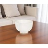 HomeRoots 7" White Marble Round Decorative Bowl - 2 of 4