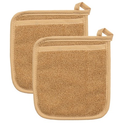 John Ritzenthaler Co. Terry Pocket Mitt Pot Holder, Set of Two