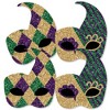 Big Dot of Happiness Mardi Gras - Mask Decorations DIY Masquerade Party Essentials - Set of 20 - 2 of 4