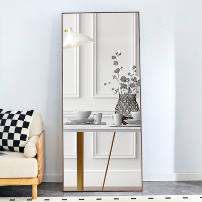 LOVMOR Solid wood frame long mirror¨