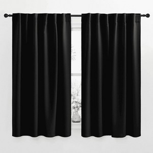 NICETOWN Backtab & Rod Pocket Blackout Thermal Curtain Panels, Set of 2 - 1 of 4