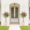 4FT Artificial Bougainvillea Tree, Tall Potted Fake Bougainvillea Trees - 4 of 4