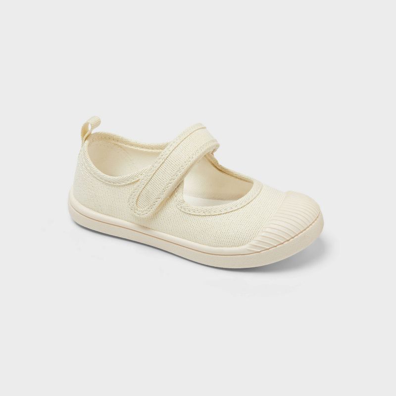 Toddler Marina Hook and Loop Closure Mary Jane Sneakers - Cat & Jack™ Gold 10T