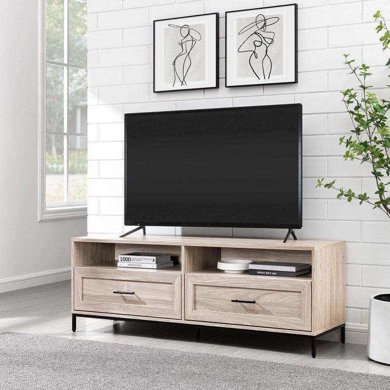 Orin Modern 2 Drawer TV Stand for TVs up to 60" - Saracina Home, 3 of 12
