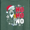 Women's - SpongeBob SquarePants - Ho Ho No Lightweight French Terry Wide Neck Long Sleeve Graphic Shirt - 2 of 4