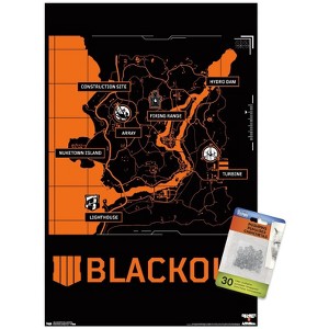 Trends International Call of Duty: Black Ops 4 - Blackout Map Unframed Wall Poster Prints - 1 of 4