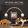Automatic Dog Cat Feeder, Large Capacity Food Dispenser with Timer and LCD Screen - 2 of 4