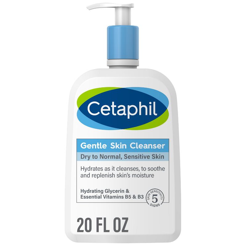 Cetaphil Gentle Skin Face Cleanser - 20 fl oz, 1 of 8