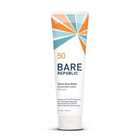 Bare Republic Mineral Sunscreen Vanilla Coco Lotion - SPF 50 - 5.0 fl oz - image 1 of 4