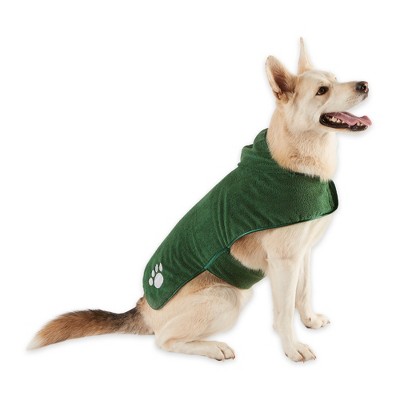Bone Dry Embroidered Paw Pet Robe