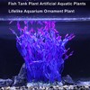 Unique Bargains Aquarium Decorations Fish Tank Artificial Plant Multicolor 12.20" 10 Pcs - 2 of 4