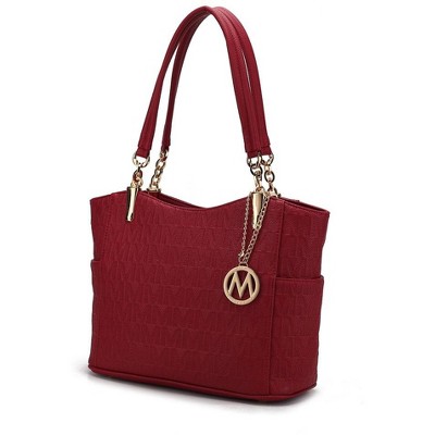 MKF Collection Malika M Signature Women’s Vegan Leather Handbag Satchel by Mia K