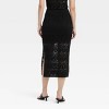 Women's Crochet-Style Midi Sweater Skirt - A New Day™ - 2 of 3