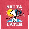Boys' - Peanuts - Snoopy Ski Ya Later Short Sleeve Graphic T-Shirt - 2 of 4